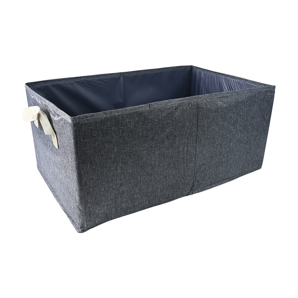 FOLDABLE CLOTH STORAGE BOX WITH HANDLES (47×28 CM)
