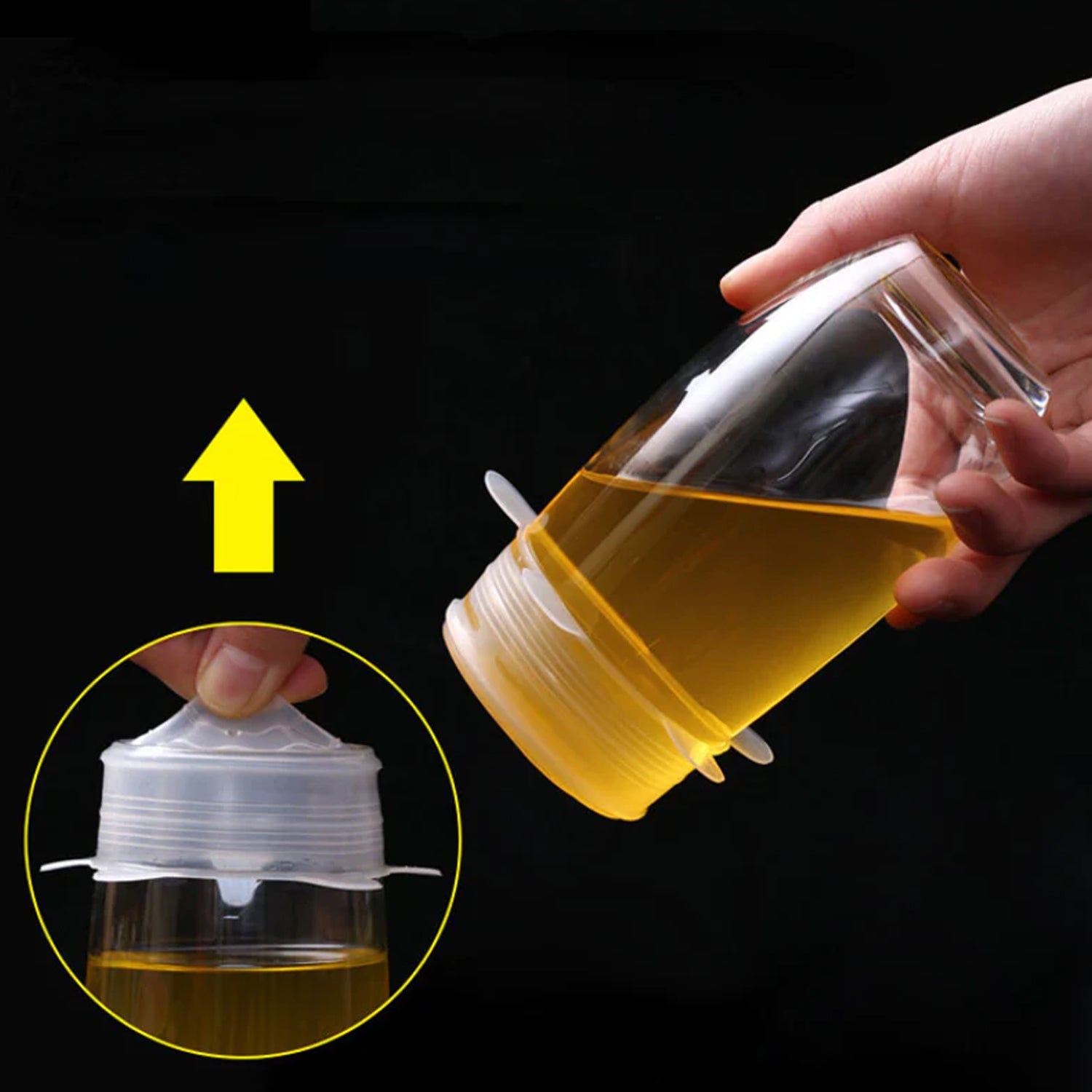 Silicone Stretch Lids, Microwave & Freezer Safe Food Covers (6 Pcs Set /95 Gm )