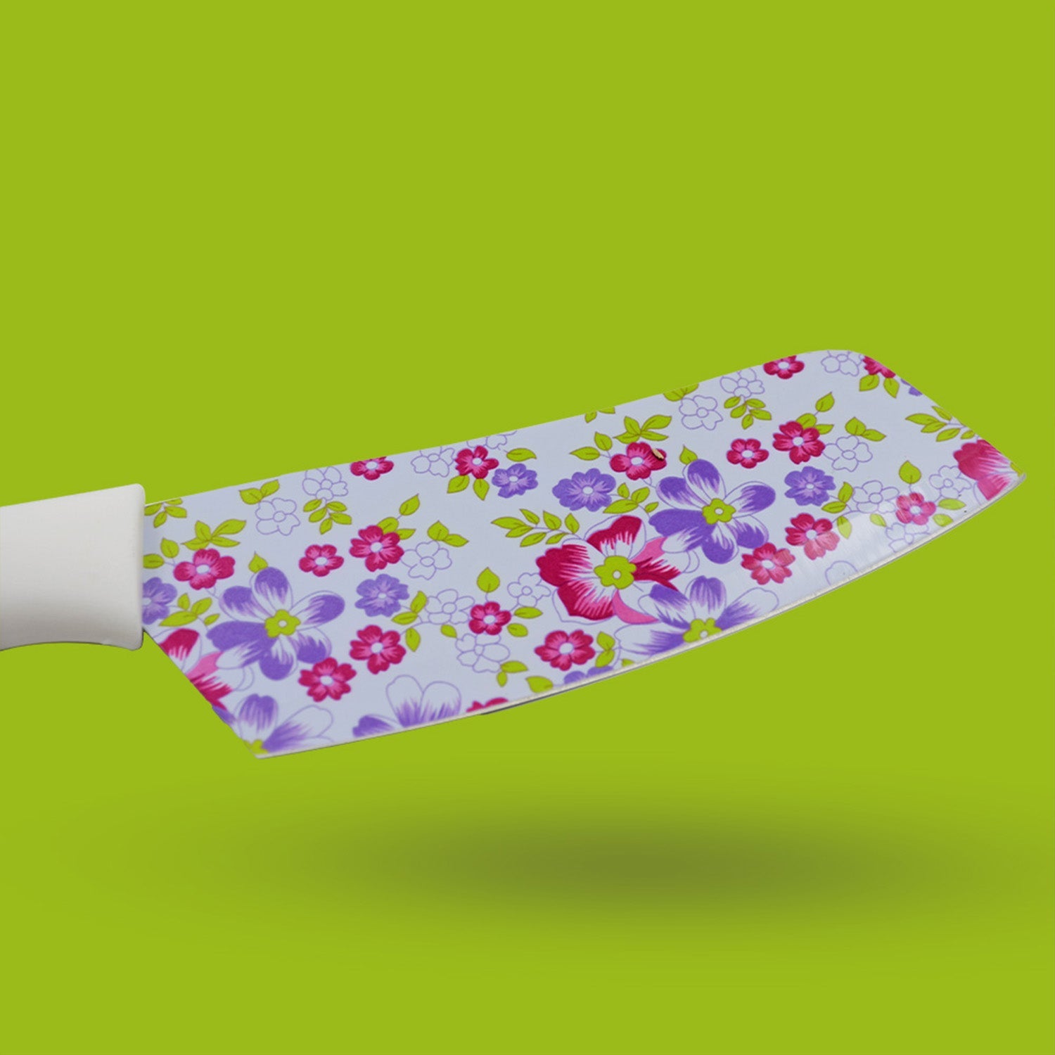 Liquid marble kitchen knife, scratch-resistant