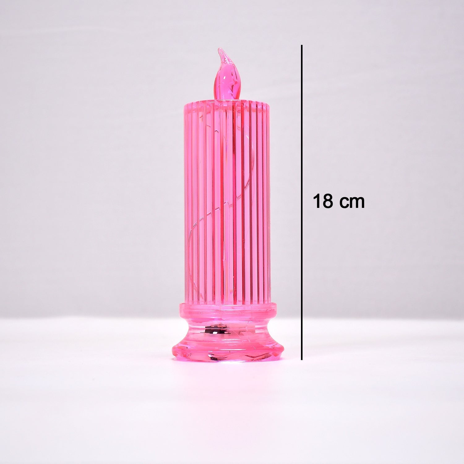 Decorative crystal candles in multiple colors, suitable for festive and home decoration.